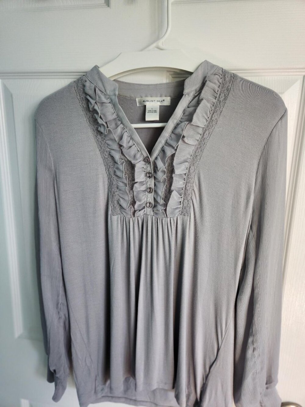 Gray Blouse with